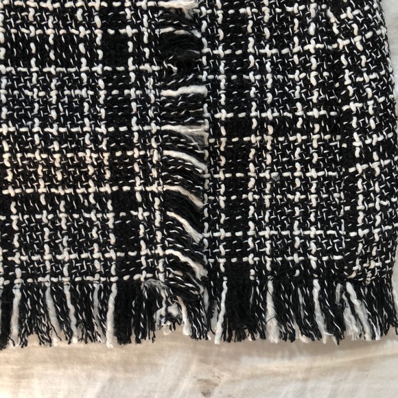 RESTOCKED Tweed Plaid Trim Mini Skirt - Picture 3 of 4